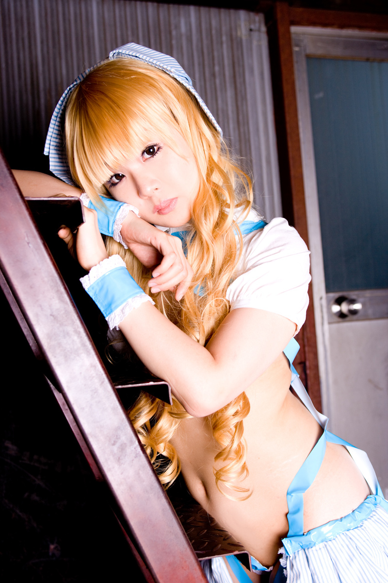 [Cosplay]  Night Cocoon Lovely  Hot Cosplayer gets naked